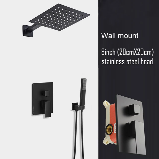 Black 8 inch