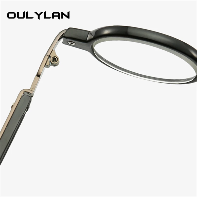 Oulylan, круглые очки для чтения, женские, мужские, модные, ультралегкие, маленькие, очки по рецепту, очки для дальнозоркости+ от 1,0 до 4,0