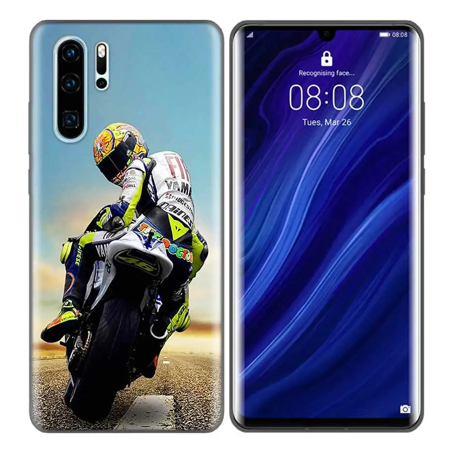 Черный силиконовый чехол для huawei P30 P20 P10 mate 30 20 10 Lite Pro Coque сумки Обложка Capas Back moto внедорожный мотоцикл Спорт - Цвет: SX-011