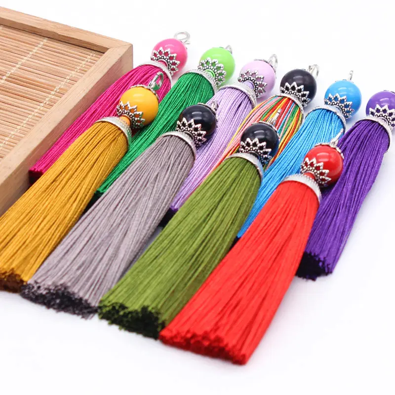 3Pcs 10.7cm High Quality Handmade for Bookmark Long Silk Tassel DIY Home Clothing Craft Jewelry Pendant Decoration Accessories 3Pcs 10.7cm High Quality Handmade for Bookmark Long Silk Tassel DIY Home Clothing Craft Jewelry Pendant Decoration Accessories
