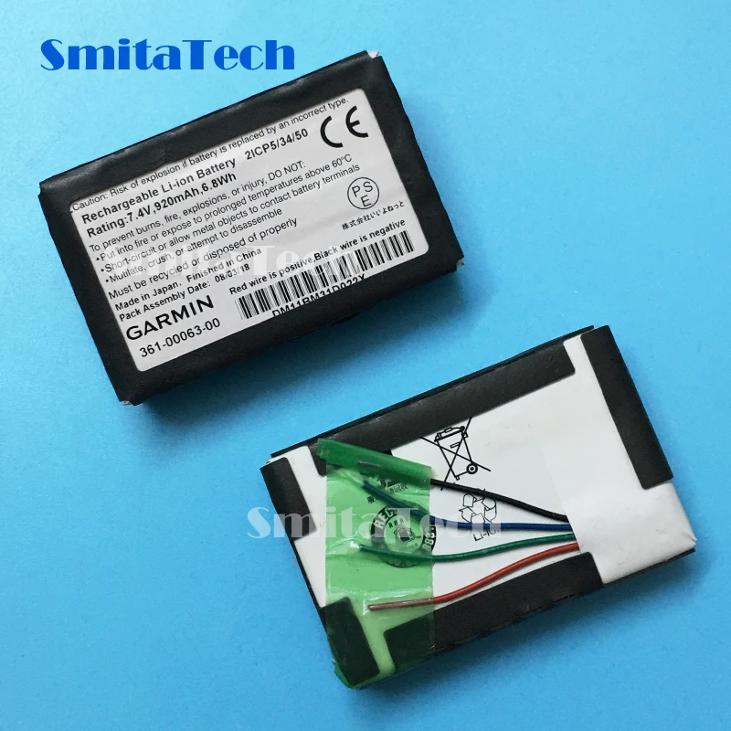 361-00063-00 перезаряжаемая литий-ионная батарея для BMW Motorrad Navigator V 5 GPS navigator 7 4 920mAh 6 8 Wh