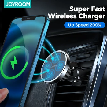 15W Qi Magnetic Wireless Car Charger Phone Holder for iPhone 12 Pro Max Universal Wireless Charging Car Phone Holder for Huawei 1