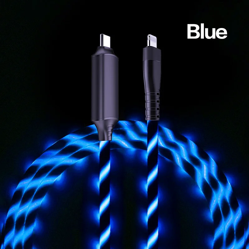 Power4 MFi USB C к Lightning Кабель 18 Вт PD Apple сертифицированное быстрое зарядное устройство для iPhone11 Pro Max X XS 8 XR iPad Macbook type-C кабель - Цвет: Blue