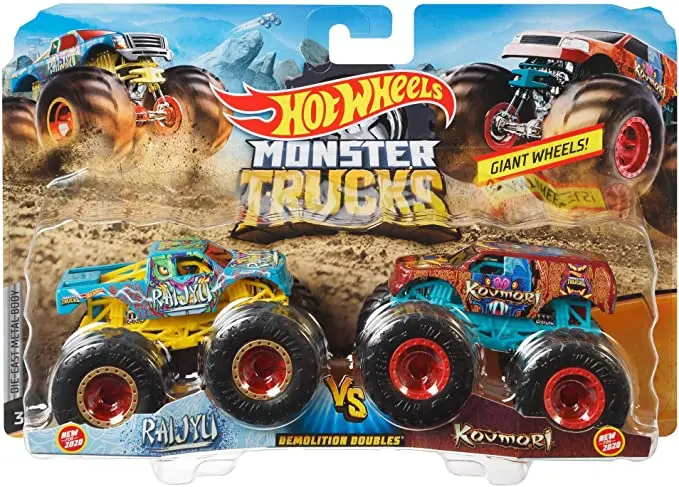 Оригинальные игрушечные автомобили Hot Wheels гигантские монстры грузовики 1/64