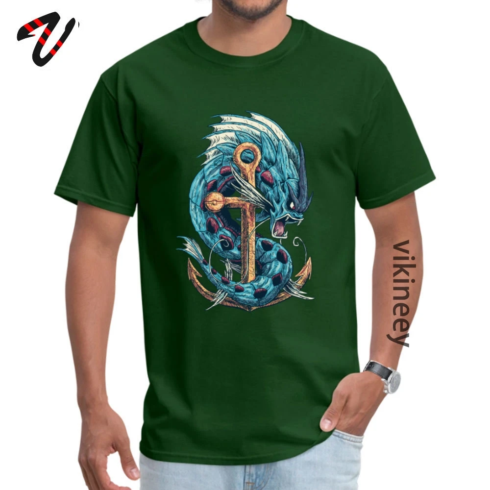 Tops T Shirt Anchor_monster_ Clothing Shirt Summer Family Casual Short Sleeve 100% Cotton O-Neck Adult Top T-shirts Casual Anchor_monster_3957 dark