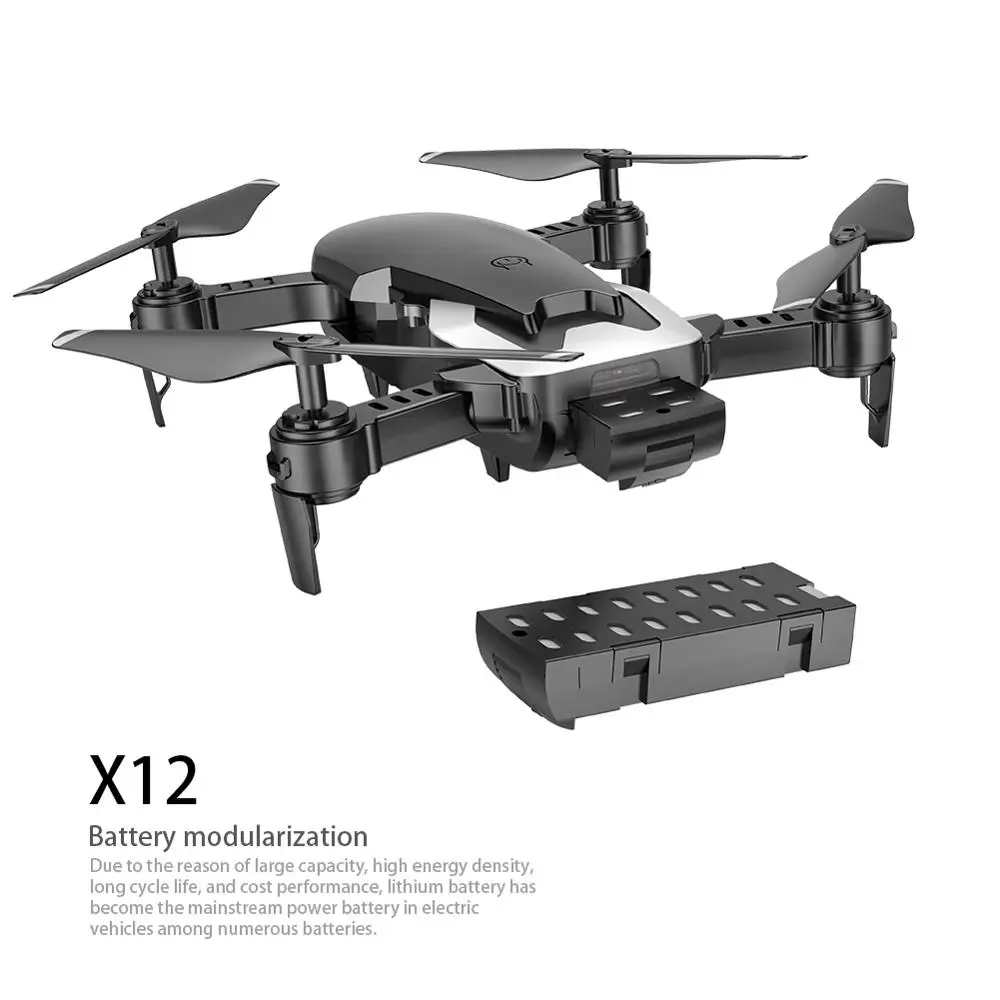 

X12 2.4G 4CH Foldable 6-Axis 2MP Quadcopter UAV Drone Rolling LED Lighting TOY RC ABS Helicopter Aircraft Quadcopter