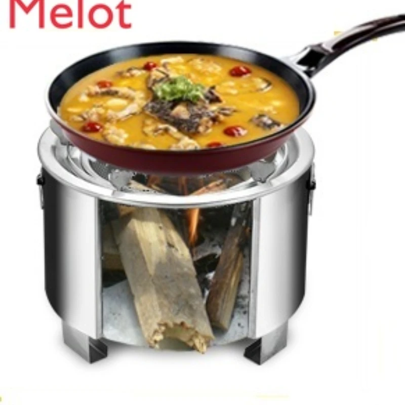 

Camping Stove Portable Firewood Alcohol Windproof Supplies Rural