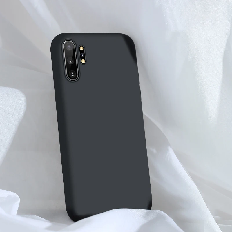 Тонкий мягкий чехол для Samsung S8 S9 S10 Plus Оригинальный жидкий силиконовый конфетного