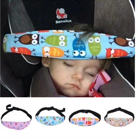Baby Head Support Holder Sleep Belt Adjustable Safety Car Seat Nap Aid Band DB 