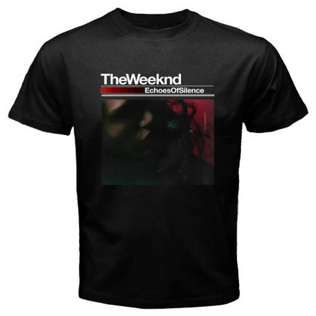 Новая мужская черная футболка с надписью The Weeknd Echoes Of Silence Music размер S M L XL 2XL 3XL
