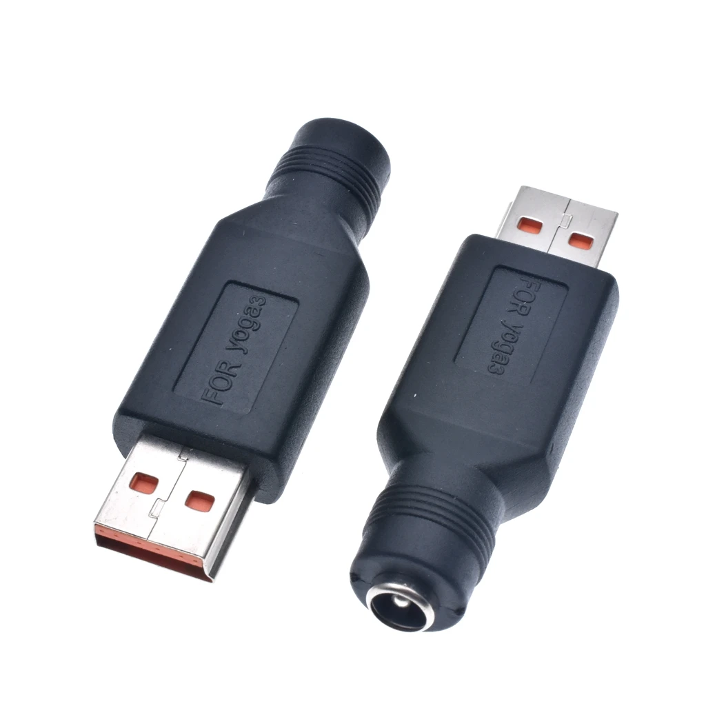 Адаптер питания постоянного тока 5 5x2 1 мм Переходник с женским на USB разъемом папа