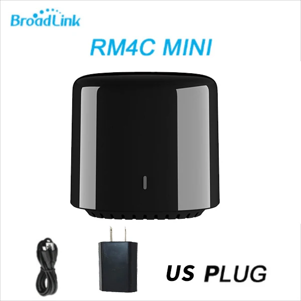 Broadlink RM4C Pro+ RM4C мини интеллектуальный пульт дистанционного управления 4G WiFi IR RF работает с Alexa Google Home мини умный дом автоматизация - Комплект: RM4C MINI US