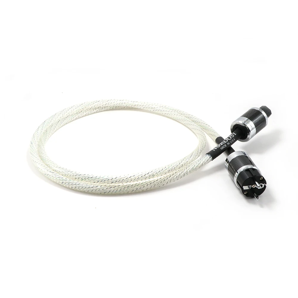 US $65.00 Hifi Nordost Valhalla Series II Power Cord EU Version Amplifier CD Player Power Cord Power CableSchuko Power Plug For Audio