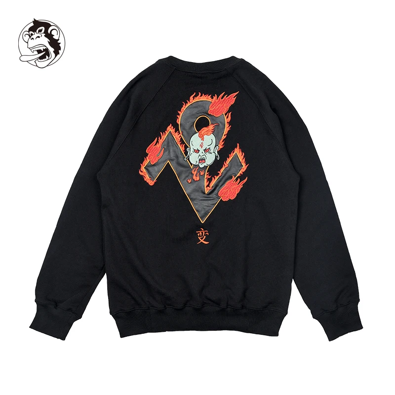 

Women Men's Sweater Round Neck Oversized Sweaters for Men Streetwear Cloting Printing Great Sage Equalling Heaven School fashion