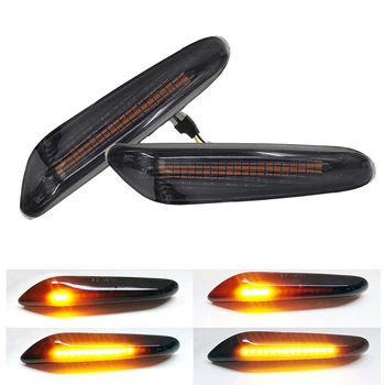 

2 pieces Led Dynamic Side Marker Turn Signal Light Sequential Blinker Light for BMW E60 E61 E90 E91 E81 E82 E88 E46 X3 X1