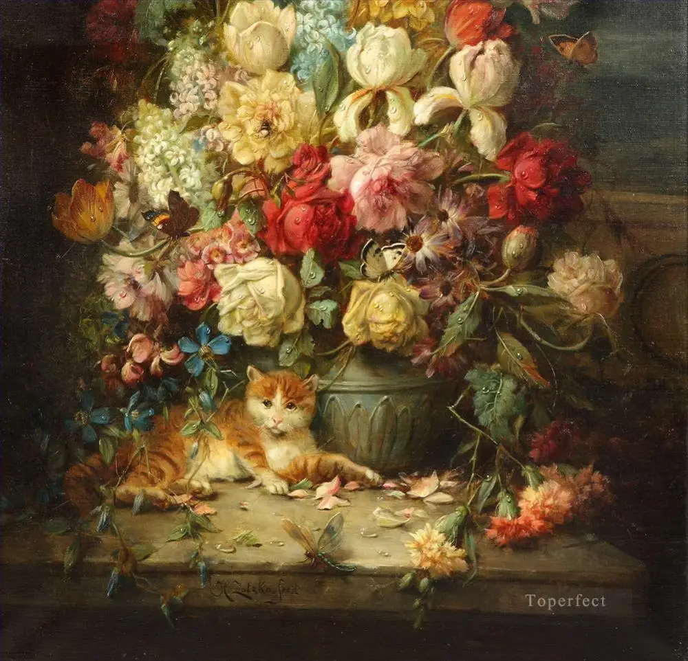12 ручная роспись картины учителями колледжа-цветы Ян давиdsz de Heem Классическая-картина маслом на холсте - Цвет: 6