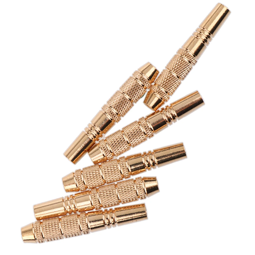 6 Pieces 16 Grams High-quality Brass Dart Replacements Barrels Set for Soft and Steel Tip Darts