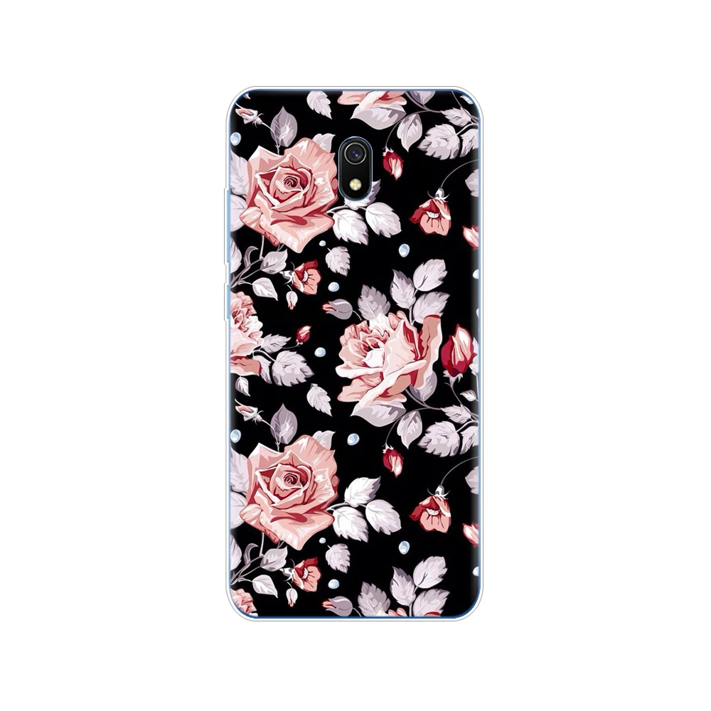 34317 Силиконовый чехол для xiaomi redmi 8a, чехол из мягкого ТПУ, чехол для redmi 8a, бампер hongmi 8a, бампер, чехол для телефона с рисунком цветов, милый - Цвет: 34317