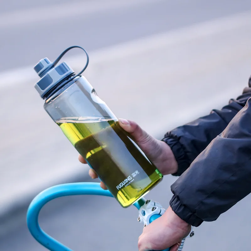 Bpa Бесплатно 1500 мл вместительная, пластиковая бутылка для воды креативный велосипед портативный, для уличного спорта чайник путешествия фруктовый сок чай чашка