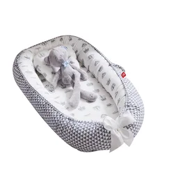 Berceau Portable en coton pour bébé, panier de voyage pliable pour nouveau né, amovible et lavable 