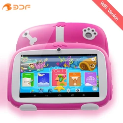 Tablette Pc de 7 pouces, Android 9.0, Quad Core, Google Market, WiFi, Bluetooth, 16 go, double caméra, cadeaux préférés pour enfants, nouvelle collection 