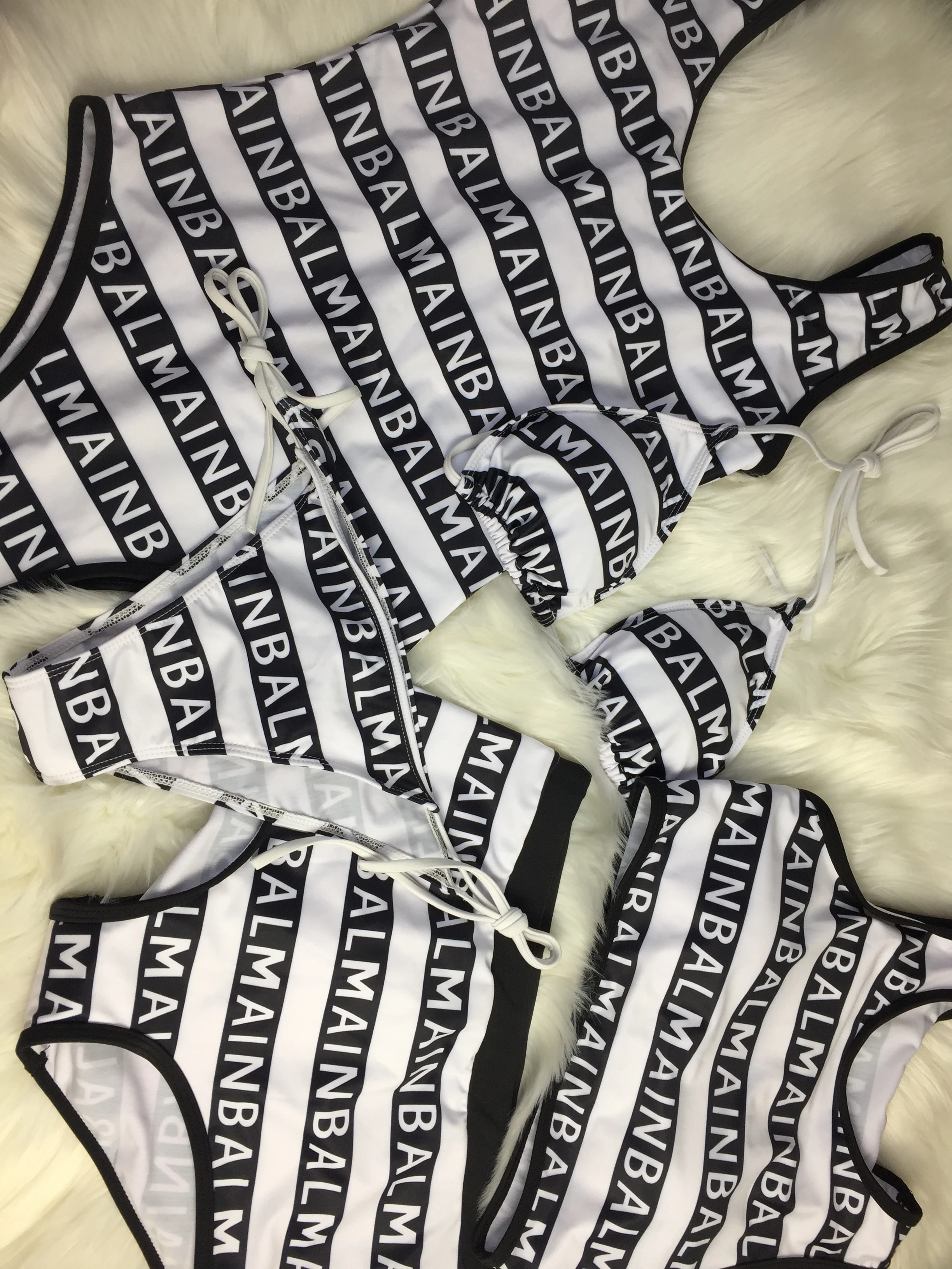 Купальник, треугольный топ, Женский комплект бикини, купальный костюм, купальник с завязками сбоку, Maillot de bain Biquini