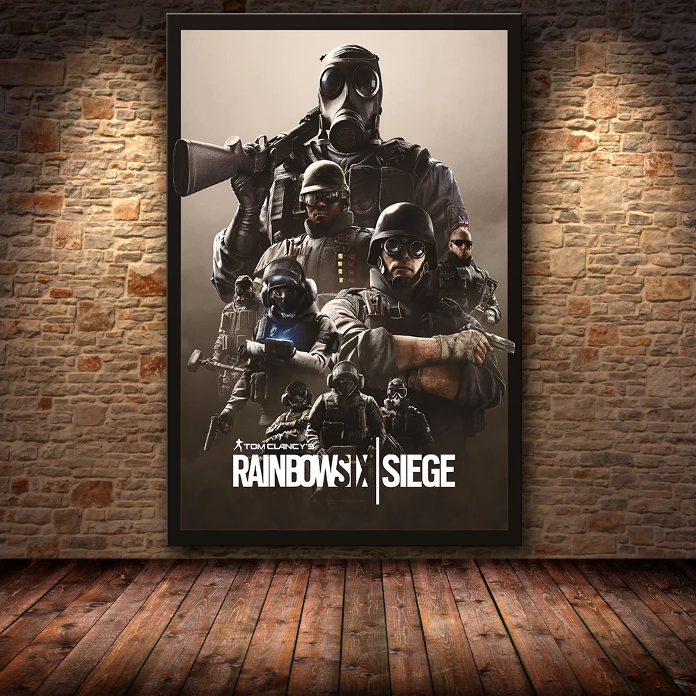 Unframed постер украшение картина Tom Clancy's Rainbow Six Siege на HD холсте картина искусство картина маслом - Цвет: 23