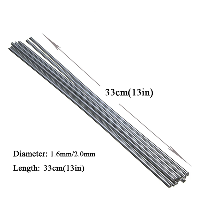 Worbright Universal Welding Rods Copper Aluminum Iron Stainless Steel Fux Cored Welding Rod Weld Wire Electrode No Need Powder