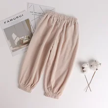 Специальное предложение; Новинка года; детские осенние вельветовые брюки; подштанники