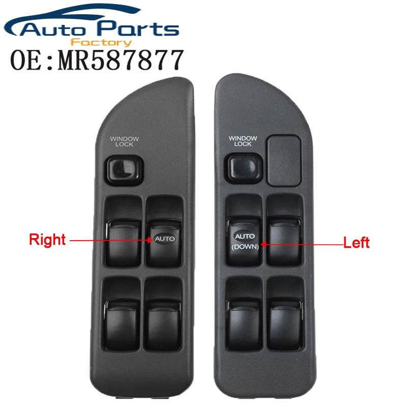 New Front Left And Right Electric Power Window Switch For Mitsubishi Lancer 1992 2003 MR587877