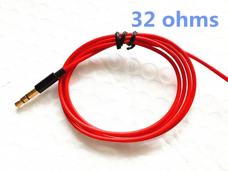 Diy наушники pk1 pk2 SR2 16 Ом/32 Ом/150 Ом TPE провод - Цвет: red color 32ohms