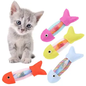 

Cat Kitten Toys Hose Spring Fish Toy Interactive Scratch Resistant Exercise Toy
