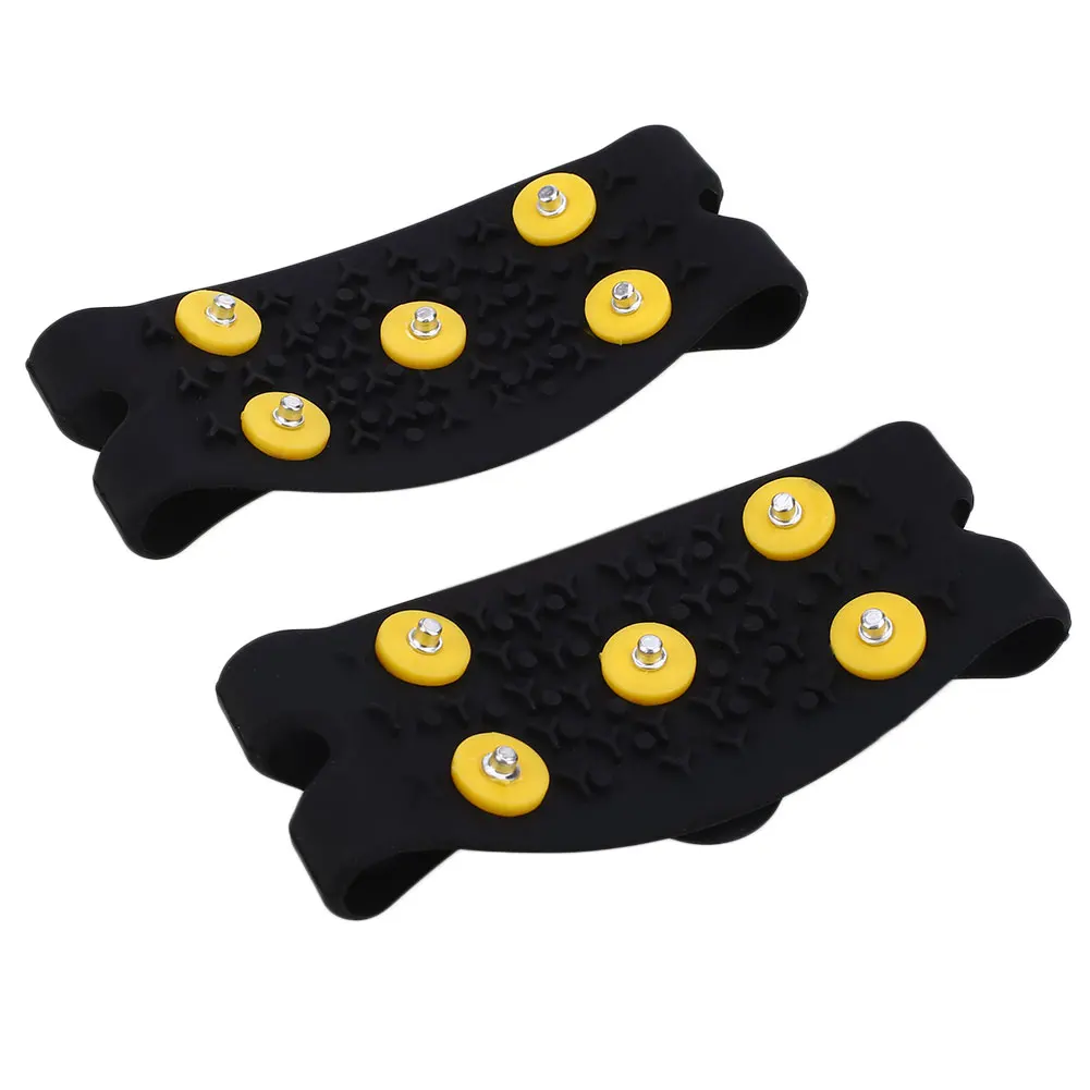 5 Stud Spikes Skate Shoes Anti Slip Tools Cleat Mountaineer Climbing