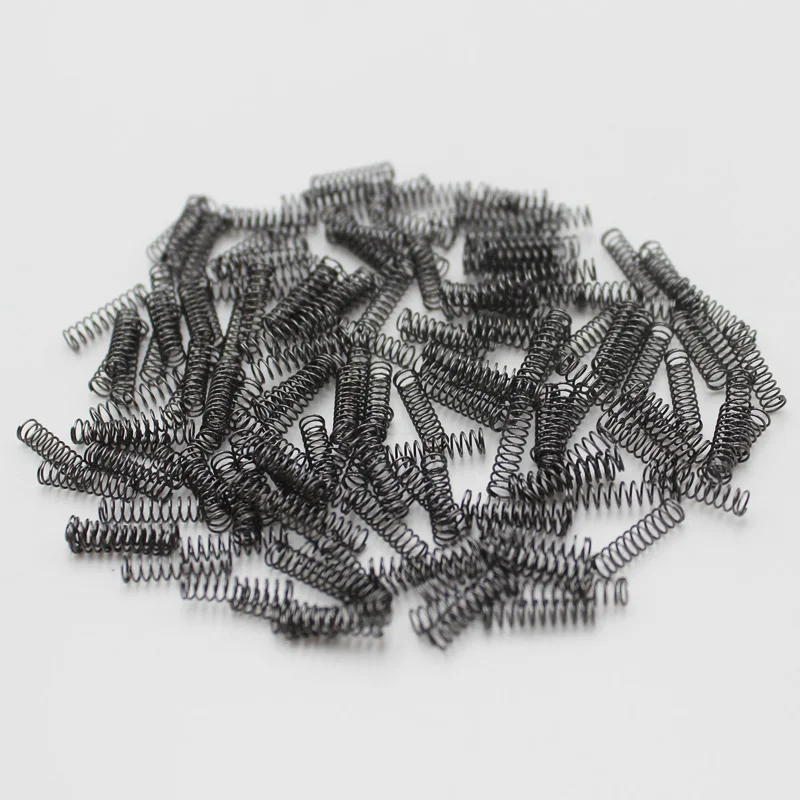 

500pcs Wire Dia 0.2mm OD 2mm Length 10mm Steel Compression Spring Pressure Small Spring