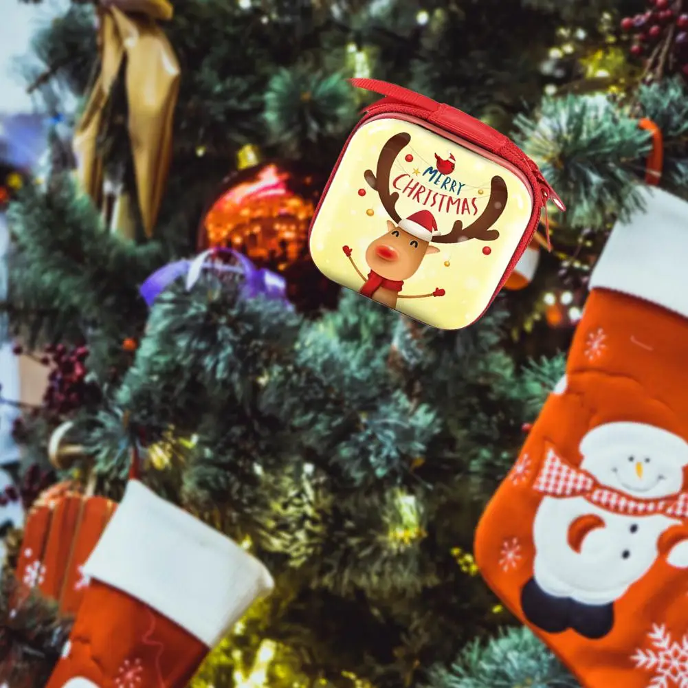 Рождественская жестяная коробка милый детский Подарочный пакет конфеты шоколадный ключ коробка для хранения подвеска с Санта-Клаусом поставки праздничные Вечерние наряды