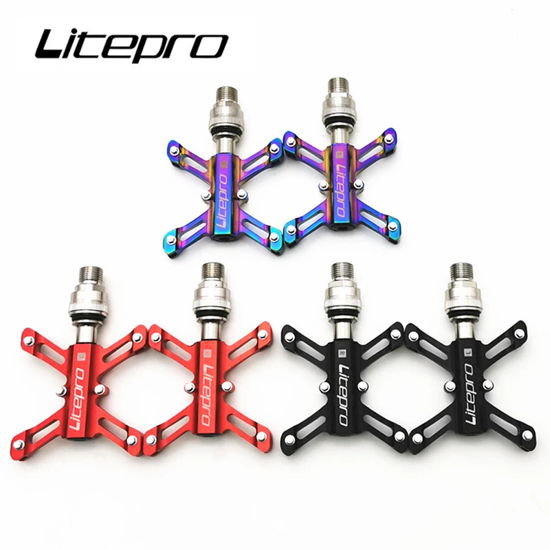 Litepro Сверхлегкий велосипед быстросъемная педаль из алюминиевого сплава
