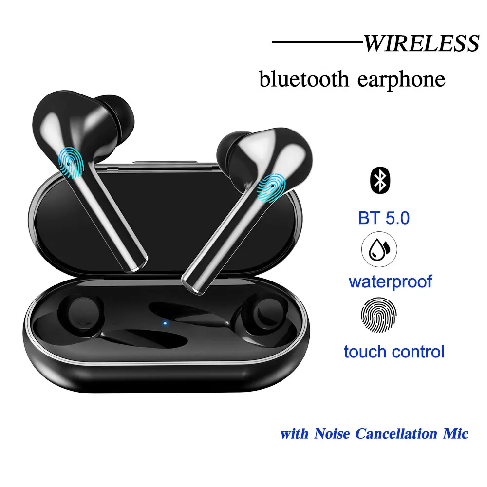 Беспроводные наушники вкладыши Bluetooth 5 0 гарнитура с шумоподавлением микрофоном и