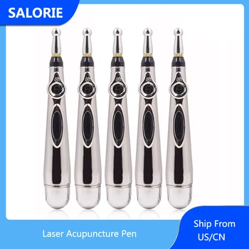 

10PCS CE Certification Electronic Acupuncture Pen Laser Therapy Heal Massage Pen Meridian Energy Pen Relief Pain Tools