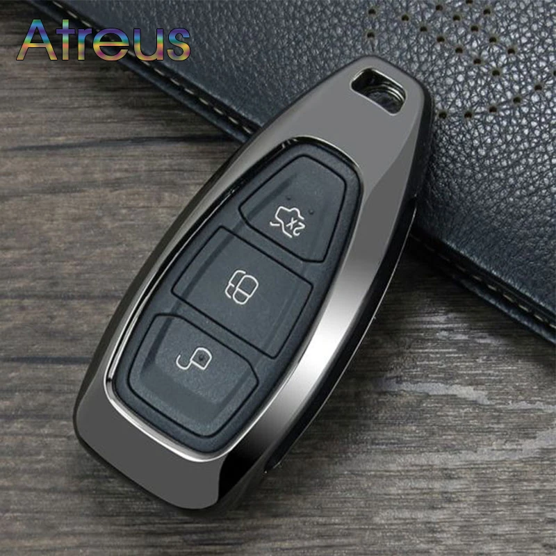 Zinc Alloy Car Key Case Shell Protection Cover For Ford Focus 3 Mk3