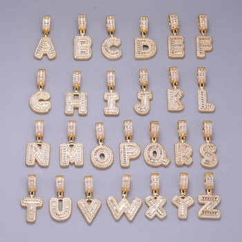 

Juya DIY 33*13mm Gold A-Z Initial Letter Charms Alphabet Pendant for Handmade Necklace&Bracelets Name Jewelry Making Accessories
