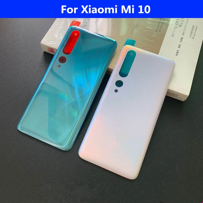 Чехол-накладка для Xiaomi Mi 10 стеклянная с логотипом | Мобильные телефоны и