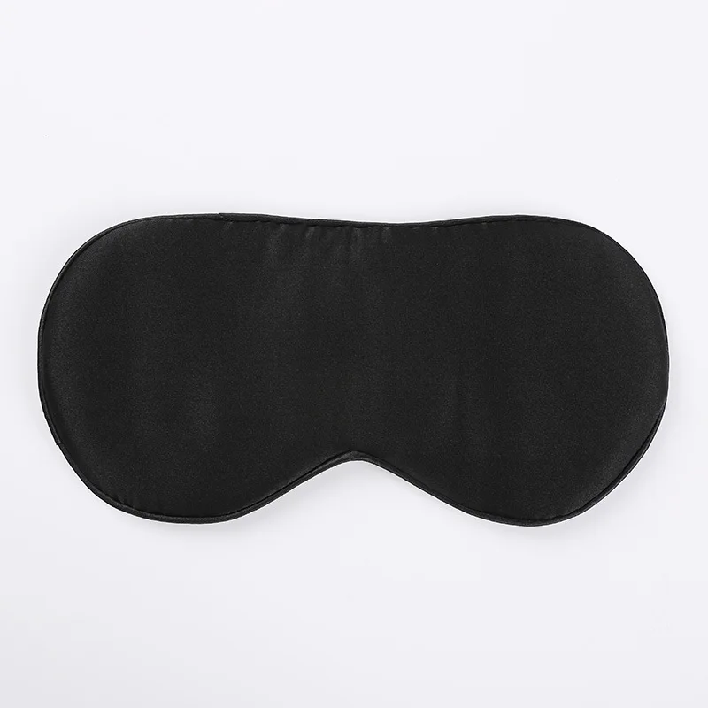 

Customizable Double-Sided Silk Eye Mask Amazon Foreign Trade Silk Eye Mask 100 Mulberry Silk Sleep Shading Protection Eye Patch