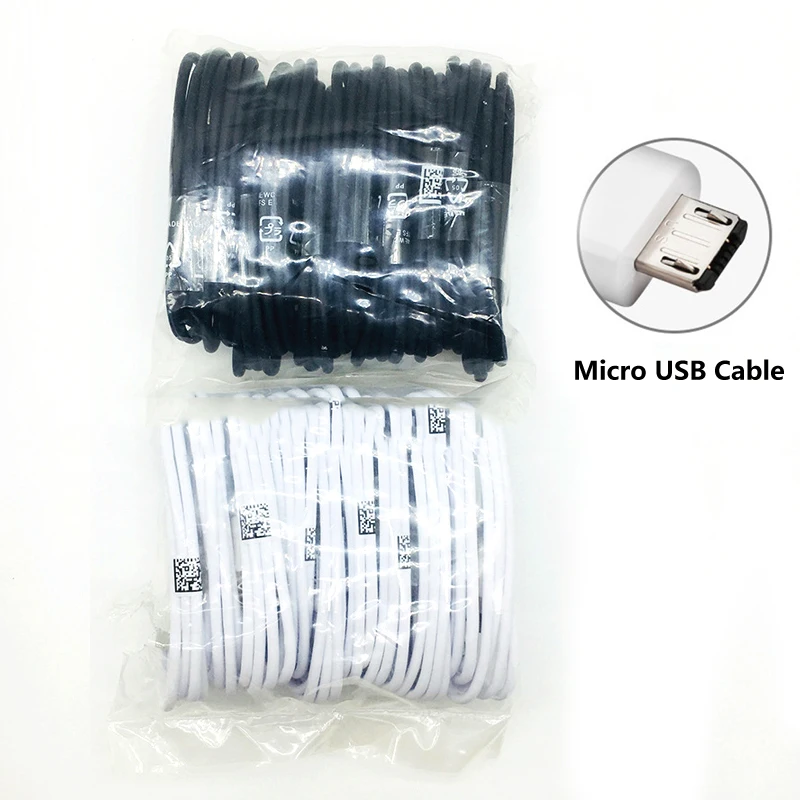 10 Pz/Lotto Per Samsung Fast Charger Micro Usb Cavo 2A Linea Dati Per Samsung Galaxy S6 S7 Edge Nota 4 5 J4 J6 J5 A3 A5 A7 N7100