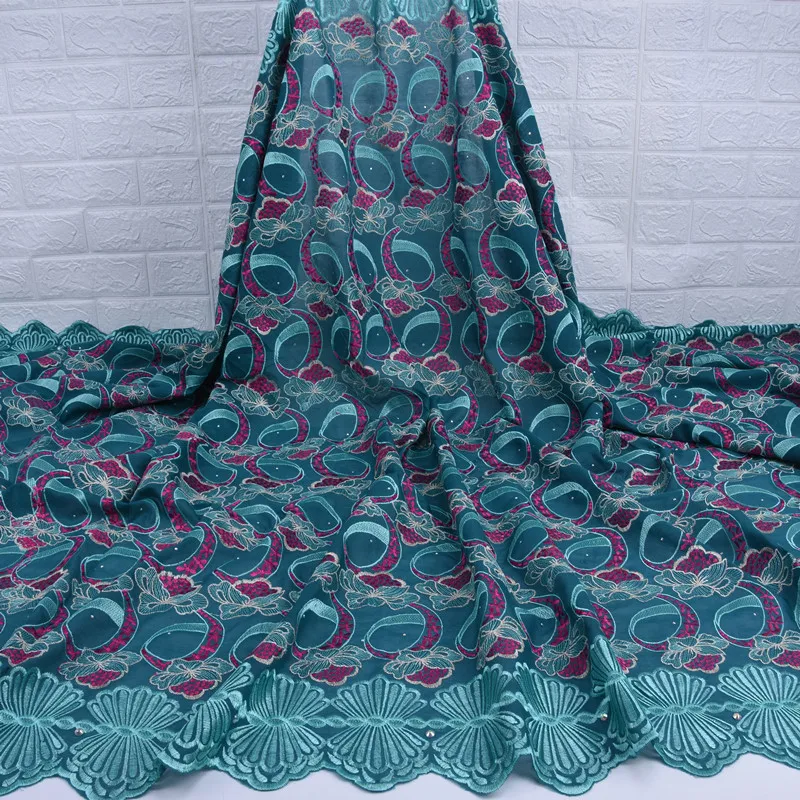 New African Lace Fabric Comfortable Swiss Voile In Switzerland 5 Yards Nigerian For Wedding Party A1738 | Дом и сад