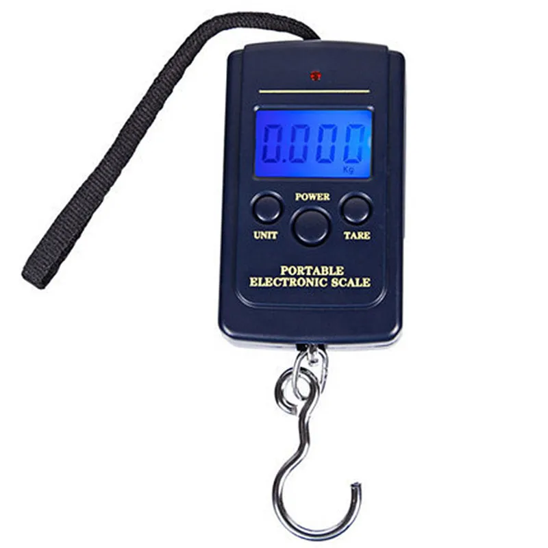 

High Quality 40kg 0.01kg Electronic Hanging Fishing Luggage Pocket Portable Digital Weight Scale LED Display kitchen accessories