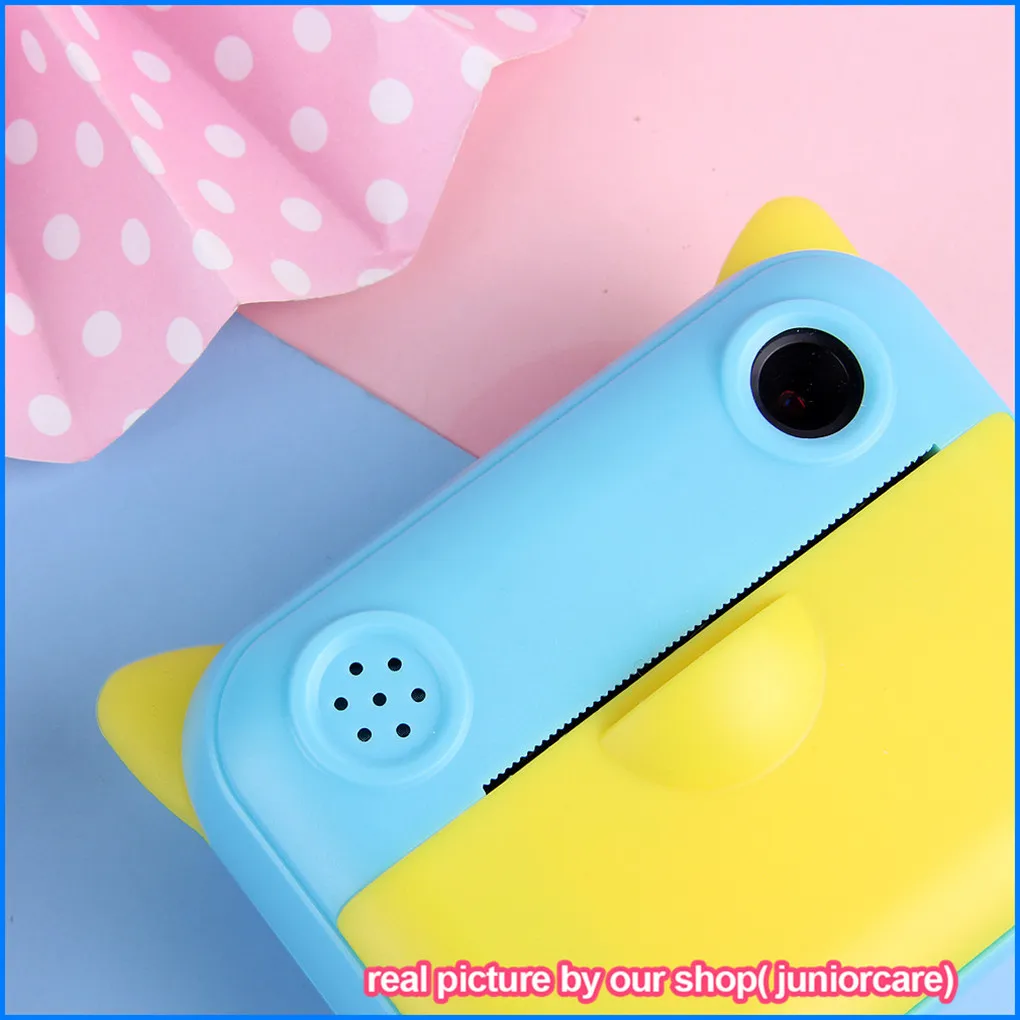 Children's Camera With Print Upgrade Selfie Kids Instant Camera Digital Zero Ink Video Camera Dual Lens 1080P HD Video Recorder best small digital camera