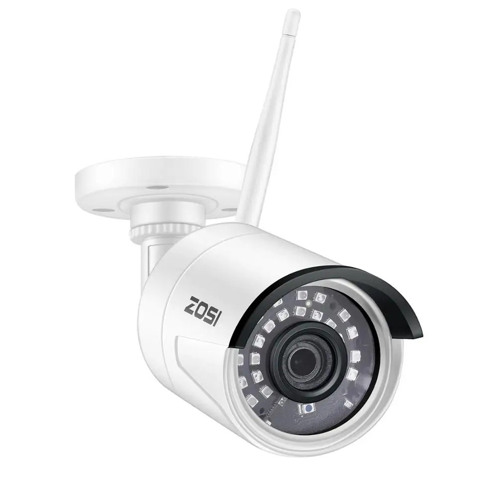 ZOSI 1080p HD 2.0MP Беспроводная IP Сетевая камера, защищенная от атмосферных воздействий, уличная камера видеонаблюдения для ZOSI, комплект беспроводного сетевого видеорегистратора