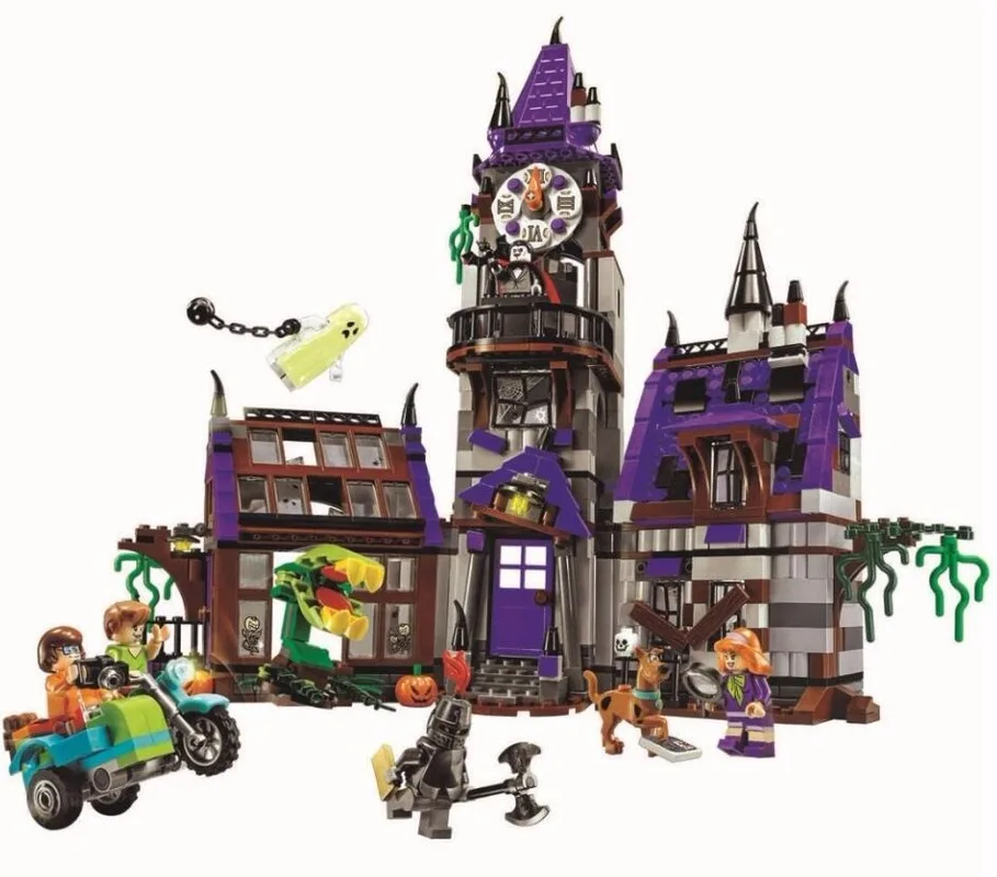 

10432 Compatible Legoinglys Scooby Doo Figures Mystery Mansion 75904 Building Bricks Educational Toys for Children