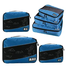 

3Pcs/set Travel Luggage Organizer Packing Cubes Set Breathable Mesh Storage Clothes Bag Waterproof Travel Accessories Tidy Pouch