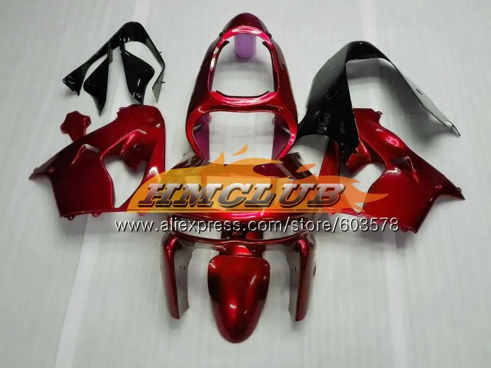 Корпус для KAWASAKI ZX900 ZX9 R ZX 9R ZX9R 98 99 00 01 110CL. 29 900CC ZX 9 R 900 ZX-9R 1998 1999 2000 2001 Обтекатели цвета: зеленый, фиолетовый - Цвет: No. 14 Red